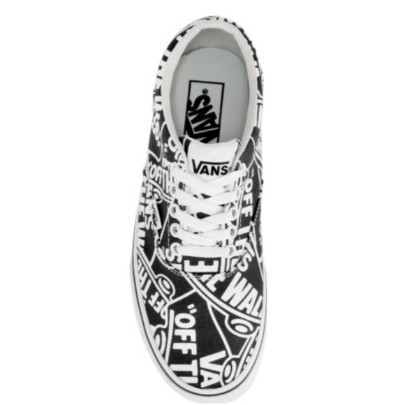 vans off the wall shoes white and black